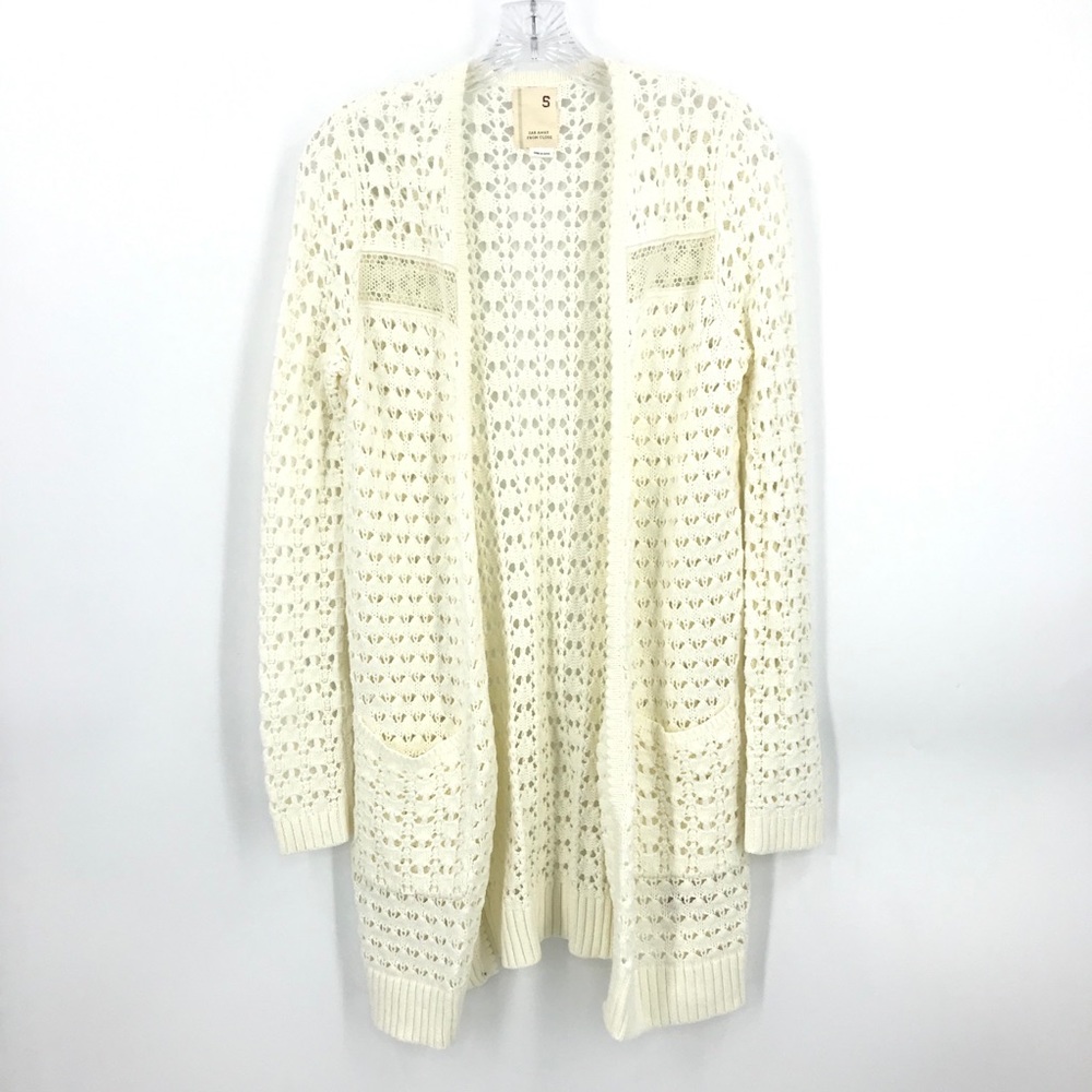 Anthropologie Far Away From Close Knit Cardigan Sweater